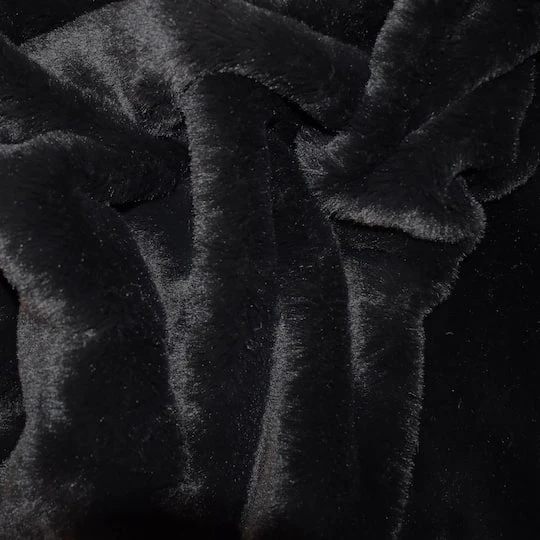 Feldman Black Faux Fur Craft Fabric Feldman Black Faux Fur Craft Fabric -Michaels Shop 10607378 2