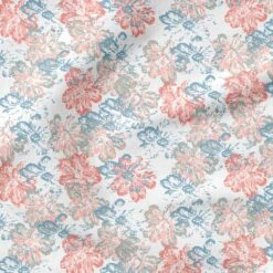 Fabric Editions White Flourish Garden Cotton Fabric -Michaels Shop 10735244 4
