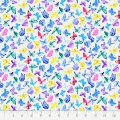 Fabric Editions White Butterflies Cotton Fabric 4 Fabric Editions White Butterflies Cotton Fabric -Michaels Shop 10735267 2