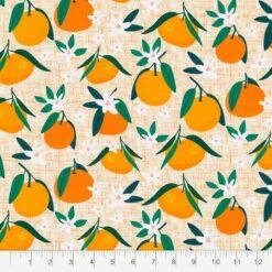 Madcap Cottage Prints Charming Orange Blooms Cotton Fabric 4 Madcap Cottage Prints Charming Orange Blooms Cotton Fabric -Michaels Shop 10735298 2