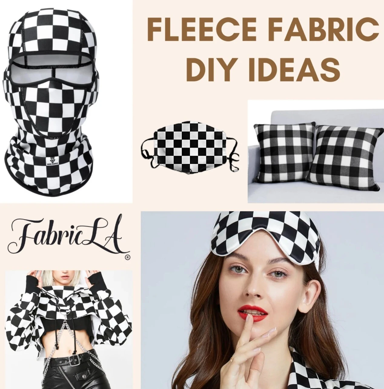 FabricLA | Fleece Fabric By The Yard | 36"X60" Inch Wide | Anti Pill Polar Fleece | Soft, Blanket, Throw, Poncho, Pillow Cover, PJ Pants, Booties, Eye Mask - Cow Black and White (1 Yard) FabricLA | Fleece Fabric By The Yard | 36"X60" Inch Wide | Anti Pill Polar Fleece | Soft, Blanket, Throw, Poncho, Pillow Cover, PJ Pants, Booties, Eye Mask - Cow Black And White (1 Yard) -Michaels Shop 108019210675472 2