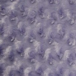 1 Yard Lavender Minky Fabric Rosebud Swirl 58/60" Width Embossed