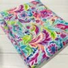 Hot Pink/ Mint / Lime Preppy Watercolor Floral Lux Bonded Poly/Nylon -Michaels Shop 121631310949680