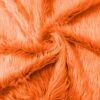 1 Yard Solid Faux Fur Fabric For Costumes, Decor, Pillows & Beddings Orange