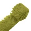 18" X 60" Size Shaggy Long Pile Faux Fur Strip Fabric For Costumes Crafts Trims Decor Projects Olive Green