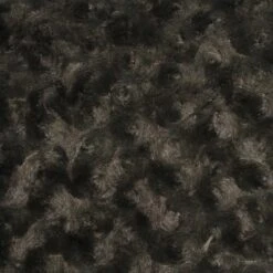 1 Yard Gray Rose Swirl Minky Rosebud Fabric 58/60" Width