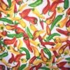 1 Yard White Red Chili Print Poly Cotton Fabric 59/60 Inch Width -Michaels Shop 142653317066160