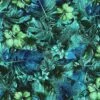 Casablanca Floral Teal Cotton Fabric By RJR BTY -Michaels Shop 144115762517439001