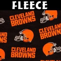 Licensed NFL Cleveland Browns Fleece 6736-D Fabric By The Yard -Michaels Shop 152132953912880 2