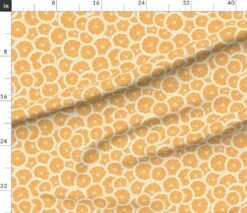 Various Fabrics By The Yard Or Fat Quarter Orange Fruit Citrus Summer Food Tropical Kitchen Tangerine Custom Printed Fabric By Spoonflower