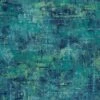 Blue Teal Mottled Blender 44"/45" Fabric Per Yard