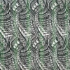 1 Yard Traditional Polynesian Tattoo Muslin Cotton Fabric 36 Inches L X 60 Inches W Pine Green & Green