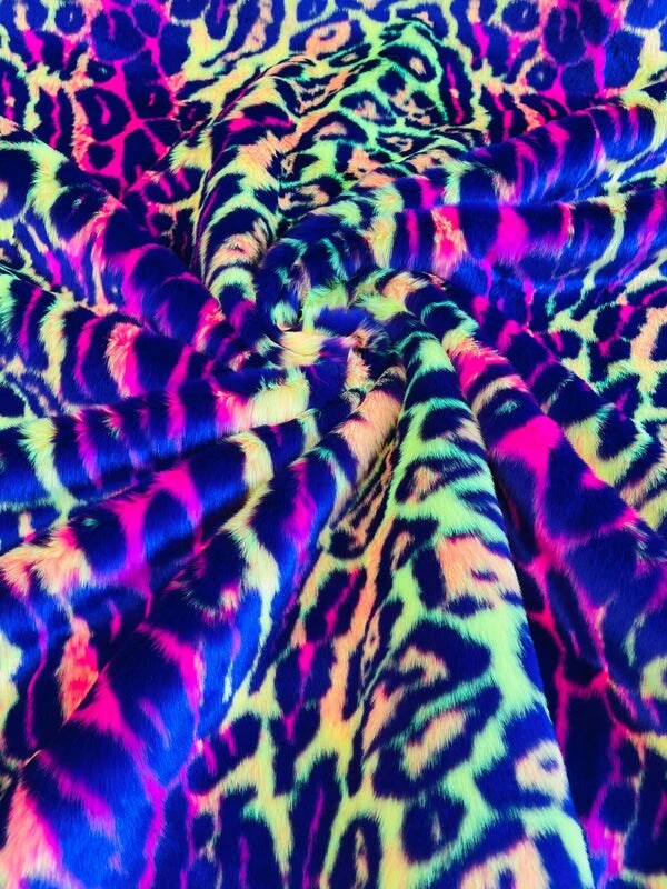 1 Yard Leopard Tie Dyed Faux Fur Fabric Black Light Reflective for Costumes and Decor Yellow/Navy/Peach 1 Yard Leopard Tie Dyed Faux Fur Fabric Black Light Reflective For Costumes And Decor Yellow/Navy/Peach -Michaels Shop 167506957327792 7