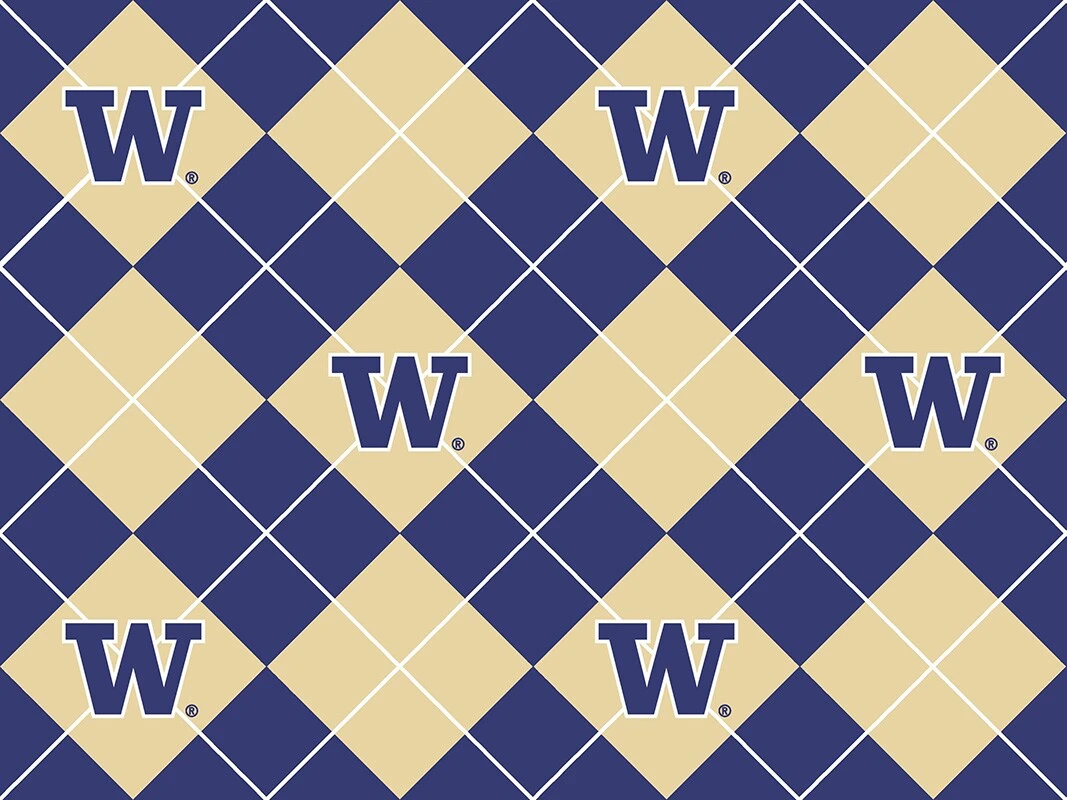 Sykel Enterprises-University of Washington Fleece Fabric-Washington Huskies Argyle Fleece Blanket Fabric-Sold by the yard Sykel Enterprises-University Of Washington Fleece Fabric-Washington Huskies Argyle Fleece Blanket Fabric-Sold By The Yard -Michaels Shop 16941524085216 1