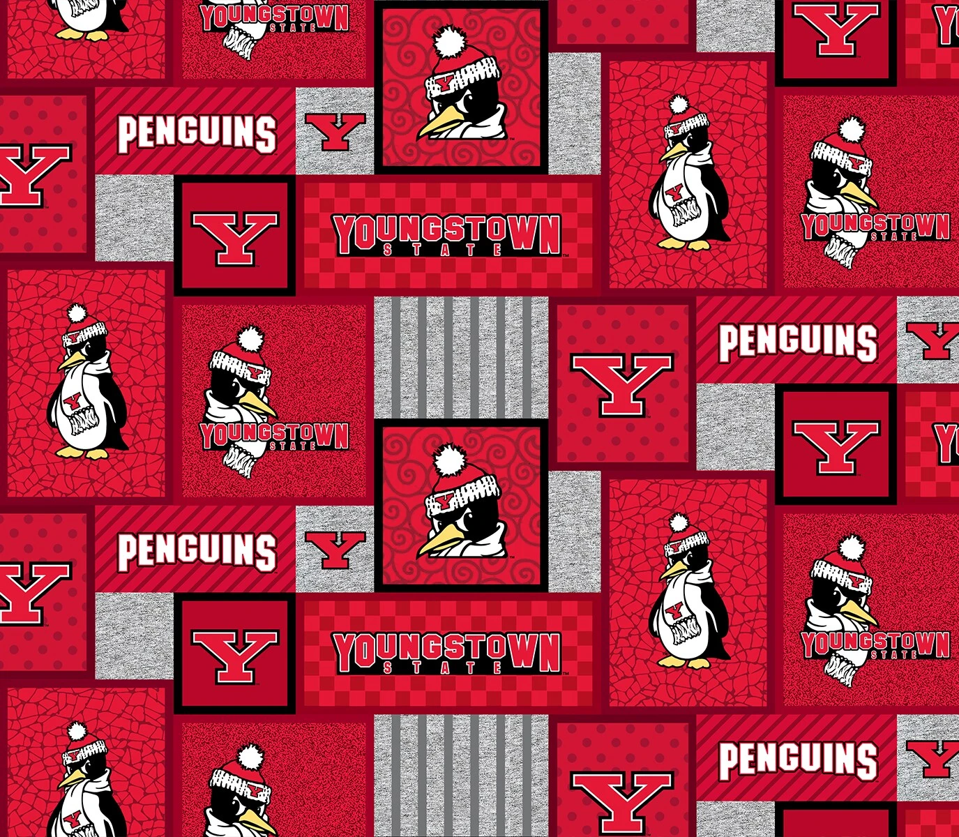 Sykel Enterprises-Youngstown State University Fleece Fabric-Youngstown Penguins Buffalo Plaid Fleece Blanket Fabric-Sold by the yard Sykel Enterprises-Youngstown State University Fleece Fabric-Youngstown Penguins Buffalo Plaid Fleece Blanket Fabric-Sold By The Yard -Michaels Shop 16941691857376 1