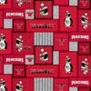 Sykel Enterprises-Youngstown State University Fleece Fabric-Youngstown Penguins Buffalo Plaid Fleece Blanket Fabric-Sold By The Yard -Michaels Shop 16941691857376