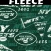Licensed NFL New York Jets Retro Fleece 70293D Fabric By The Yard -Michaels Shop 176018691536432