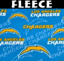 Licensed NFL Los Angeles Chargers Fleece 70528D Fabric By The Yard -Michaels Shop 176019749549616 1