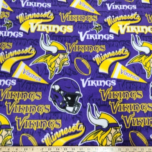 Licensed NFL Minnesota Vikings Retro Fleece 70122 Fabric by the Yard Licensed NFL Minnesota Vikings Retro Fleece 70122 Fabric By The Yard -Michaels Shop 176020176320048 1