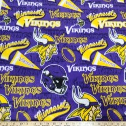Licensed NFL Minnesota Vikings Retro Fleece 70122 Fabric By The Yard 4 Licensed NFL Minnesota Vikings Retro Fleece 70122 Fabric By The Yard -Michaels Shop 176020176320048 2