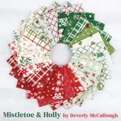 Mistletoe In Ballerina (c16403-ballerina) | Mistletoe & Holly | Beverly McCullough | Riley Blake -Michaels Shop 176890908553648 2