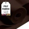 FabricLA Acrylic Felt Fabric - 72" Inch Wide 1.6mm Thick Felt By The Yard - Use Soft Felt Sheets For Sewing, Cushion, And Padding, DIY Arts & Crafts (1 Yard, Brown) 1 FabricLA Acrylic Felt Fabric - 72" Inch Wide 1.6mm Thick Felt By The Yard - Use Soft Felt Sheets For Sewing, Cushion, And Padding, DIY Arts & Crafts (1 Yard, Brown) -Michaels Shop 183189115323600