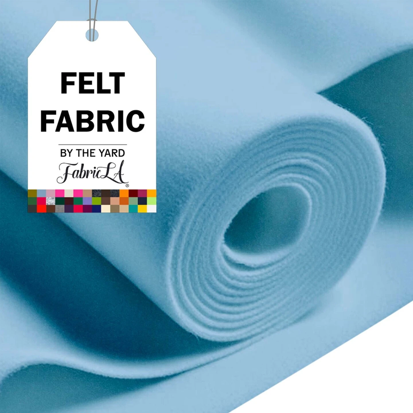 FabricLA Acrylic Felt Fabric - 72" Inch Wide 1.6mm Thick Felt by The Yard - Use Soft Felt Sheets for Sewing, Cushion, and Padding, DIY Arts & Crafts (6 Yards, Baby Blue) FabricLA Acrylic Felt Fabric - 72" Inch Wide 1.6mm Thick Felt By The Yard - Use Soft Felt Sheets For Sewing, Cushion, And Padding, DIY Arts & Crafts (6 Yards, Baby Blue) -Michaels Shop 183190026601680 1