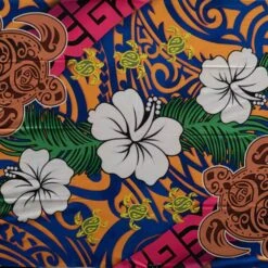 72" L X 45" W Hibiscus Turtle Assortment Sarong Polyester Fabric 4 72" L X 45" W Hibiscus Turtle Assortment Sarong Polyester Fabric -Michaels Shop 189393484915632