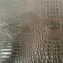 1 Yard 3D Embossed Gator Faux Leather Vinyl Fabric Durable Upholstery Handbags 56" Width Brown -Michaels Shop 192710499689392 3