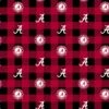 Sykel Enterprises-University Of Alabama Fleece Fabric-Alabama Crimson Tide Buffalo Plaid Fleece Blanket Fabric-Sold By The Yard -Michaels Shop 221976047806944