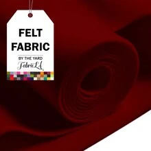 FabricLA | Felt Fabric | 72" Wide 1.6mm Thick | Soft Craft Fabric - 50 Yards Dark red FabricLA | Felt Fabric | 72" Wide 1.6mm Thick | Soft Craft Fabric - 50 Yards Dark Red -Michaels Shop 227705412304848 1