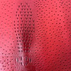 1 Yard Gatorich Faux Leather Vinyl Fabric 54/56" Width Ruby Red