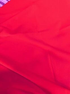 1 Yard Breathable Poly Cotton Fabric 58/60" Red