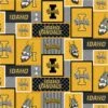 Licensed NCAA University Of Idaho Patch Fleece ID1177 Fabric By The Yard