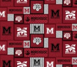 Sykel Enterprises-Morehouse College Fleece Fabric-Morehouse Maroon Tigers College Patch Fleece Blanket Fabric-Sold By The Yard 4 Sykel Enterprises-Morehouse College Fleece Fabric-Morehouse Maroon Tigers College Patch Fleece Blanket Fabric-Sold By The Yard -Michaels Shop 253661372901856 2
