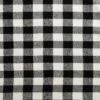 FabricLA 100% Cotton Flannel Fabric - 58/60" Inches (150 CM) - Cotton Tartan Flannel Fabric - Use As Blanket, PJ, Shirt, Cloth Flannel Craft Fabric - Black & White, 1 Yard