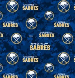 Sykel Enterprises NHL Team Fleece Blanket Fabric-Buffalo Sabers Digi Camo Fleece Fabric -Michaels Shop 278885961843728 1