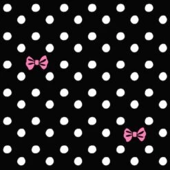 Springs Creative Black Ditzy Bow Dots Quilting Fabric