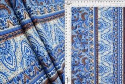 1 Yard Boho Print DTY Brushed Knit Fabric Soft Stretch Polyester Spandex 58 Inch Wide SAGE DK. -Michaels Shop 294013529184944