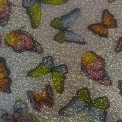 1 Yard Butterfly Hologram Polyester Spandex Fabric For Creative Wearables, Party Outfits, And DIY Designs 60 Inch Width White Silver 4 1 Yard Butterfly Hologram Polyester Spandex Fabric For Creative Wearables, Party Outfits, And DIY Designs 60 Inch Width White Silver -Michaels Shop 312451602654128 1