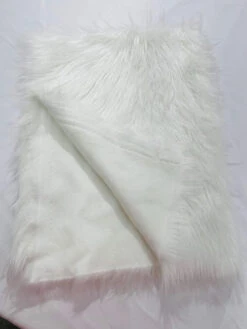 1 Yard Shaggy Faux Fox Fur Soft Vegan Fabric For Crafts, Costumes & Home Decor Projects White -Michaels Shop 325819426692528 1