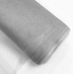 40 Yard Soft Sheer Tulle Fabric Bolt For Wedding Decorations Pew Bows And Crafts 54 Inch Width Silver