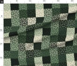 Various Fabrics By The Yard Or Fat Quarter Nature Green Seeds Cheater Quilt Custom Printed Fabric By Spoonflower