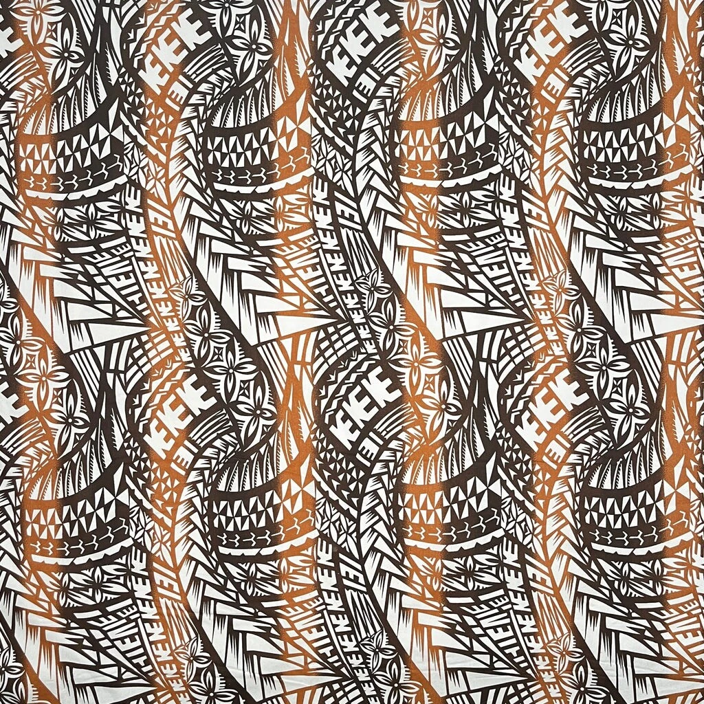 1 Yard Traditional Polynesian Tattoo Muslin Cotton Fabric 36 Inches L x 60 Inches W Brown & Golden Brown 1 Yard Traditional Polynesian Tattoo Muslin Cotton Fabric 36 Inches L X 60 Inches W Brown & Golden Brown -Michaels Shop 350577488117168 2