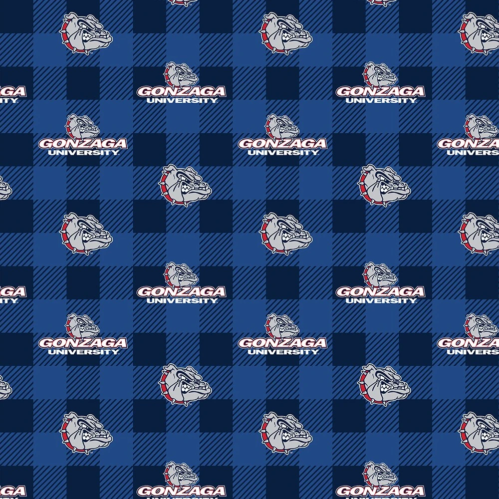 Sykel Enterprises-Gonzaga University Fleece Fabric-Gonzaga Bulldogs Buffalo Plaid Fleece Blanket Fabric-Sold by the yard Sykel Enterprises-Gonzaga University Fleece Fabric-Gonzaga Bulldogs Buffalo Plaid Fleece Blanket Fabric-Sold By The Yard -Michaels Shop 368605753141728 2