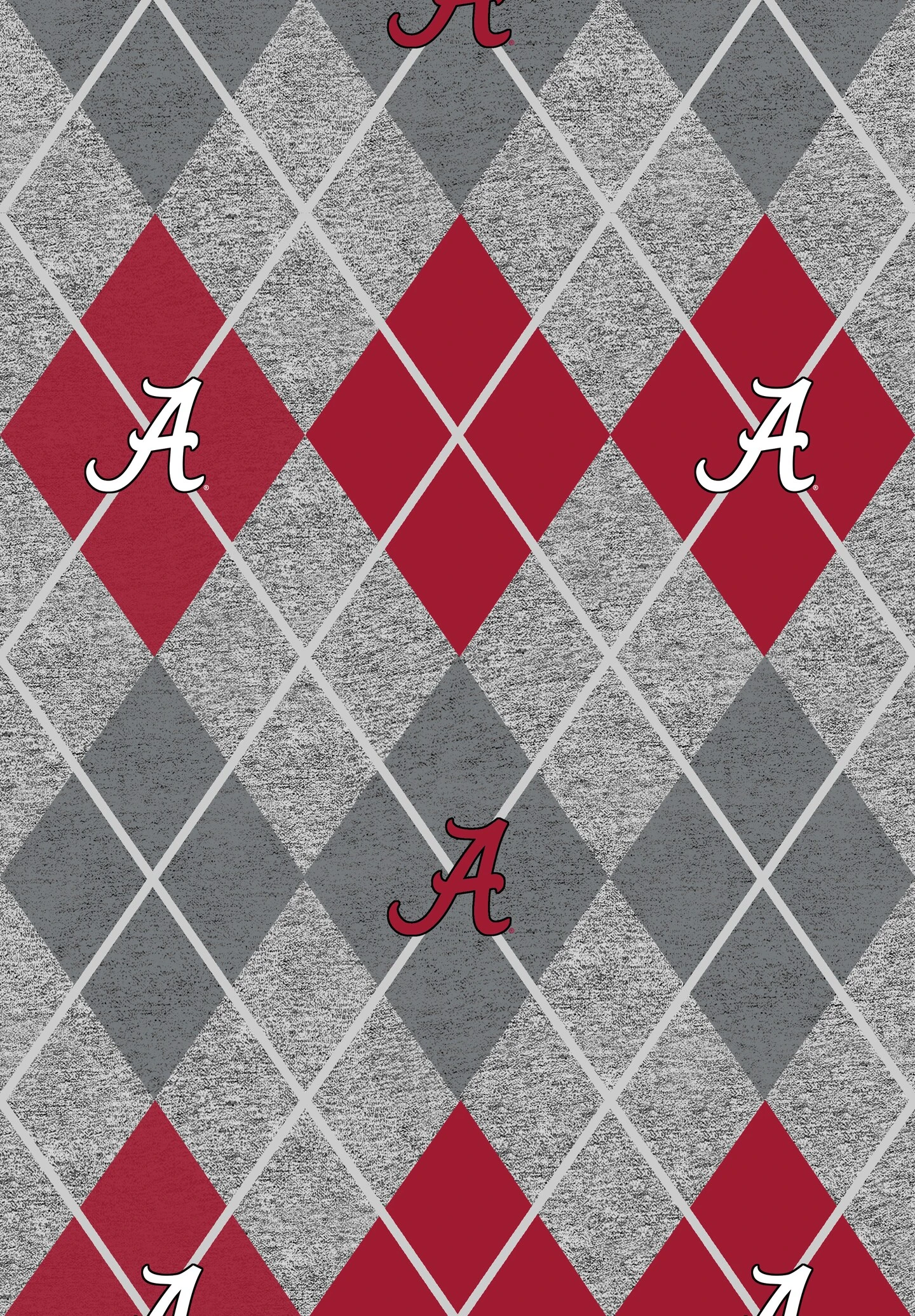 Sykel Enterprises-University of Alabama Fleece Fabric-Alabama Crimson Tide Heather Argyle Fleece Blanket Fabric-Sold by the yard Sykel Enterprises-University Of Alabama Fleece Fabric-Alabama Crimson Tide Heather Argyle Fleece Blanket Fabric-Sold By The Yard -Michaels Shop 368606875077088 2