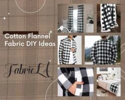FabricLA 100% Cotton Flannel Fabric - 58/60" Inches (150 CM) - Cotton Tartan Flannel Fabric - Use As Blanket, Quilting, Sewing, PJ, Shirt, Cloth Flannel Craft Fabric - Black & White, 5 Continuous Yard 19 FabricLA 100% Cotton Flannel Fabric - 58/60" Inches (150 CM) - Cotton Tartan Flannel Fabric - Use As Blanket, Quilting, Sewing, PJ, Shirt, Cloth Flannel Craft Fabric - Black & White, 5 Continuous Yard -Michaels Shop 369607900240608 5