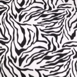 FabricLA | Fleece Fabric By The Yard | 36"X60" Inch Wide | Anti Pill Polar Fleece | Soft, Blanket, Throw, Poncho, Pillow Cover, PJ Pants, Booties, Eye Mask - Zebra - White Black (1 Yard) -Michaels Shop 37225728206096 1