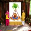 Ugadi Backdrop Banner 5x8 Feet Pongal Decor Indian Harvest Festival Background Holiday Banner Wall Backdrop For Photography Pongal Ugadi Party Celebration - Decorative Photo Props -Michaels Shop 372750835775152