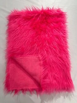 1 Yard Shaggy Faux Fox Fur Soft Vegan Fabric For Crafts, Costumes & Home Decor Projects Shocking Pink -Michaels Shop 376341126995376 1